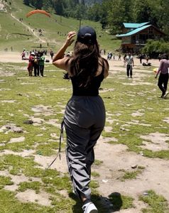 Parachute pants grey