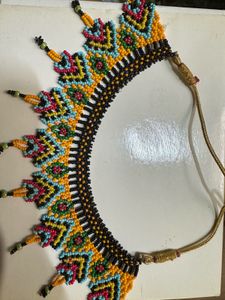 Colorful Beaded Statement Necklace