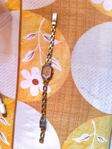 Women Golden Watch