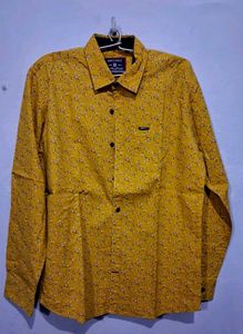 Monte Carlo Mustard Floral Shirt