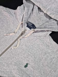 Ralph Lauren Gray Zip Hoodie