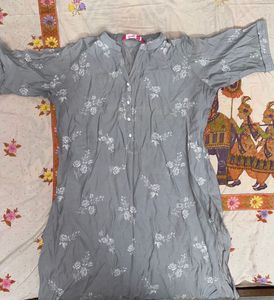 Floral Print Kurta