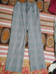 Grey Check Pants