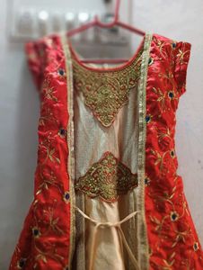 New Ethnic Frock With Coat Model