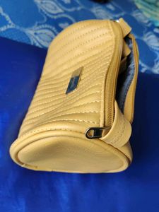 Stylish Mustard Circular Sides Sling Bag