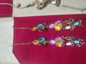 multicolor stones Jewellery Set