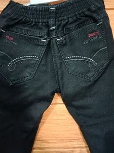 New Black Colour Jens For 3 To 4 Year Boy