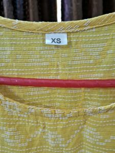 Yellow Embroidered Kurta