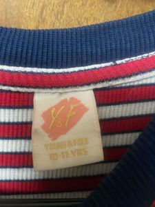 Striped Graphic Tee