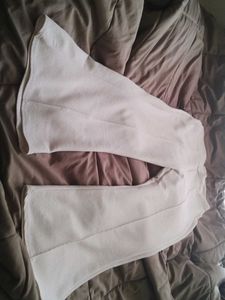 Flared White Pants (Free Delivery)