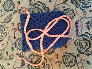 Hand Made Crocheted Cross Body Phone Purse