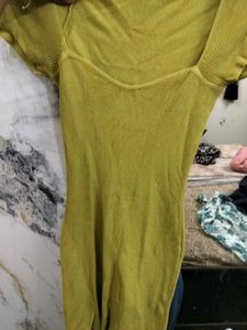 Olive Green Bodycon Dress