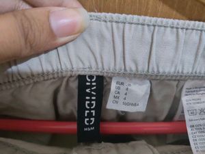 H&amp;M Canvas Cargo Trousers
