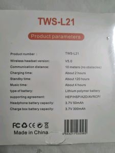 L-21 TWS | WIRELESS With Freebie Worth ₹500