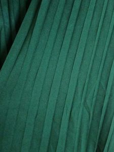 Emerald Green Pleated Skirt