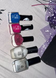 Set Of 9 Branded Nail Paints