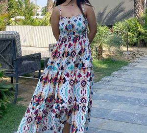 Colourful Middy Dress