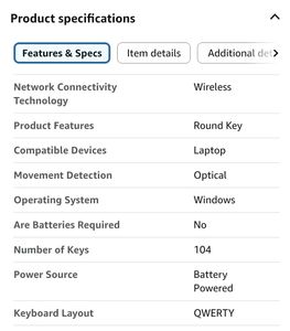 Amazon Basics Wireless Keyboard and Mouse Combo