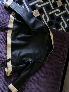 Korean Pinterest Fur Leather Jacket