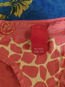Giraffe Print Women Panty- Size 2XL