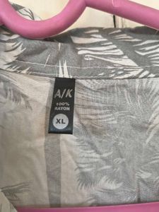 Tropical Print Short Sleeve Shirt