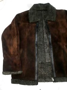 Brown Shearling Lined Jacket