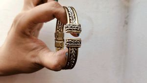 Silver and Gold Bangle