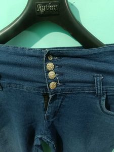 Dark Blue Denim Jeans