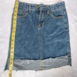Denim Mini Skirt