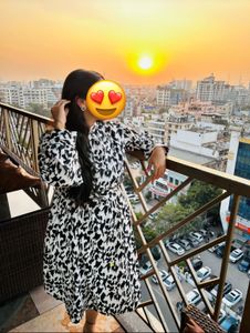 Stylish Animal Print Dress