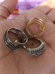 Jewellery Set, Rings, Earrings (Baali And Jhumki)