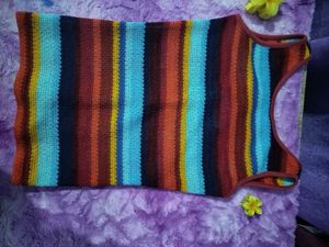 Multicolour Crochet Tank Top (Flash Sale)