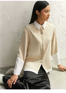 New Two Toned Shirt Free With Kate Spade Heart Pin