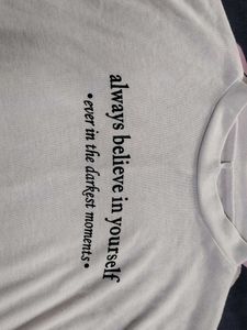 White Inspirational Tee