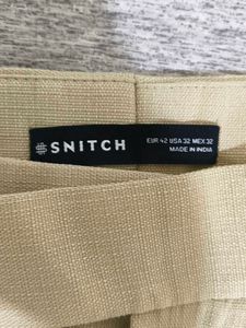 SNITCH beige Colour Pants