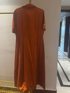 Cover story Orange Shirt Dress