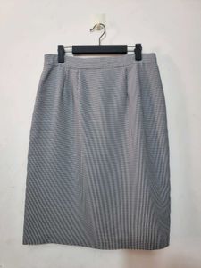 Gangnam checked skirt