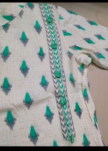 Cotton Kurta Set ...Plazo With Dupatta