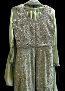 Stone Work Shararah Set Lsize With Shawl
