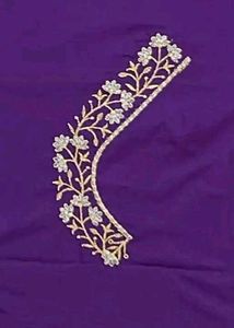 Embroidered Green Blouse piece