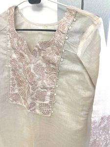 Elegant Embroidered Kurta