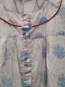 Pink Nighty With Maxi Free
