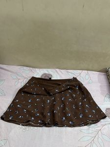 H&amp;M Divided Floral Brown Dress - US 12