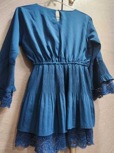 Navy Blue Party Wear Top