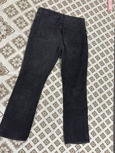 Charcoal Black Bootcut Jeans