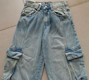Zara TRF Cargo Jeans