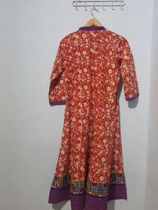 Fulkari And Stone Work Anarkali