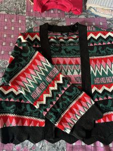 Patterned Knit Sweater