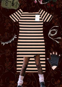 Striped Bodycon Mini Dress