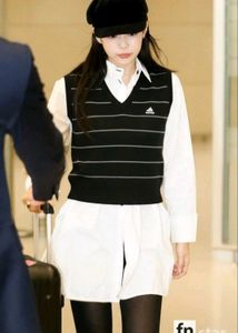 Adidas Striped Knit Vest